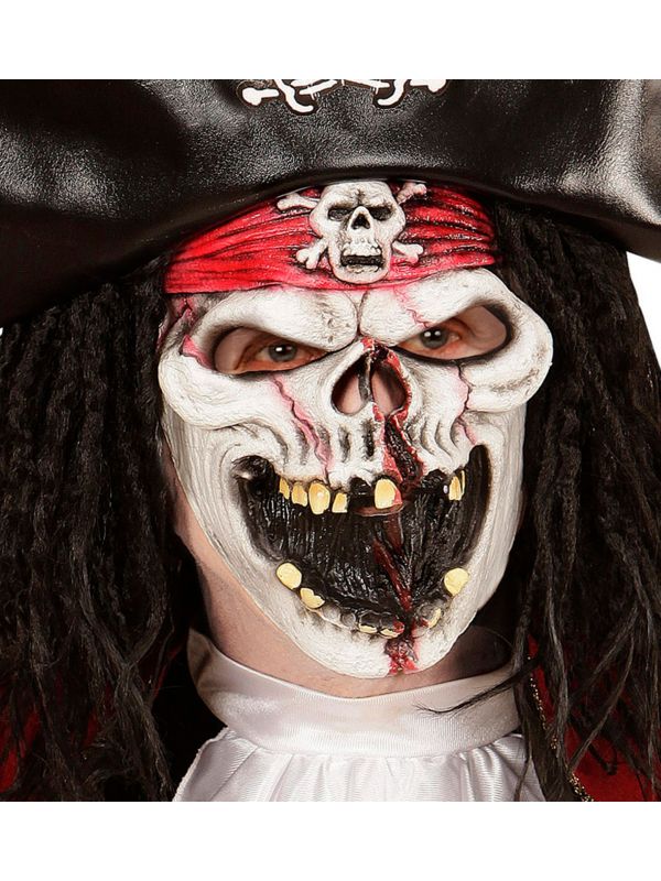 Piraten spook masker kind
