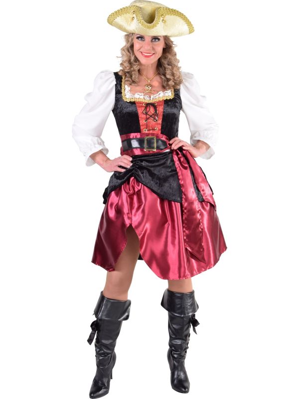Piratenkostuum jurk met riem main product photo