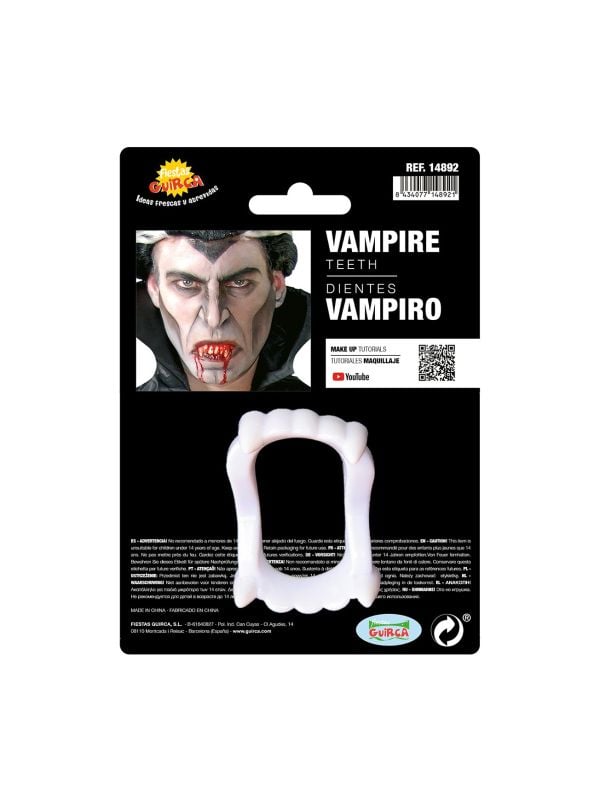 Plastic vampier gebit