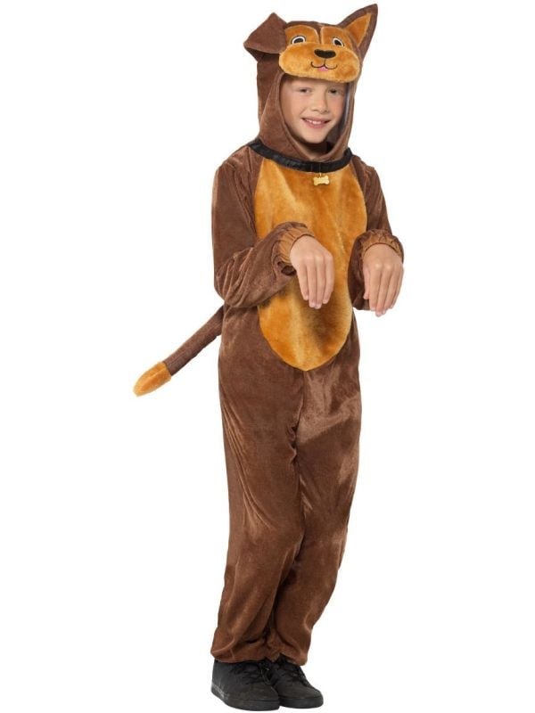 Pluche hond kind onesie