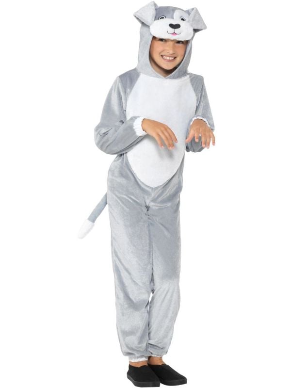 Pluche honden kind onesie