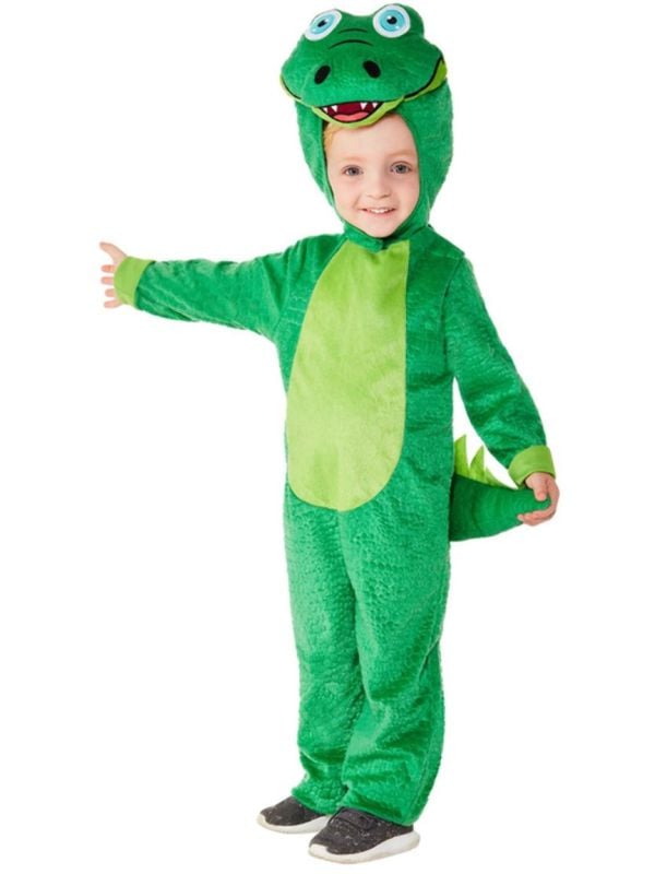 Pluche krokodillen kleuter onesie