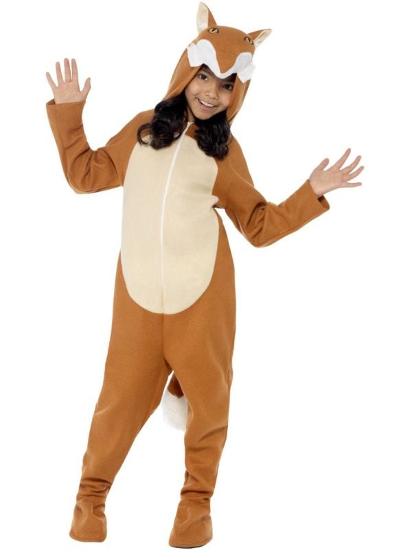 Pluche vos kind onesie