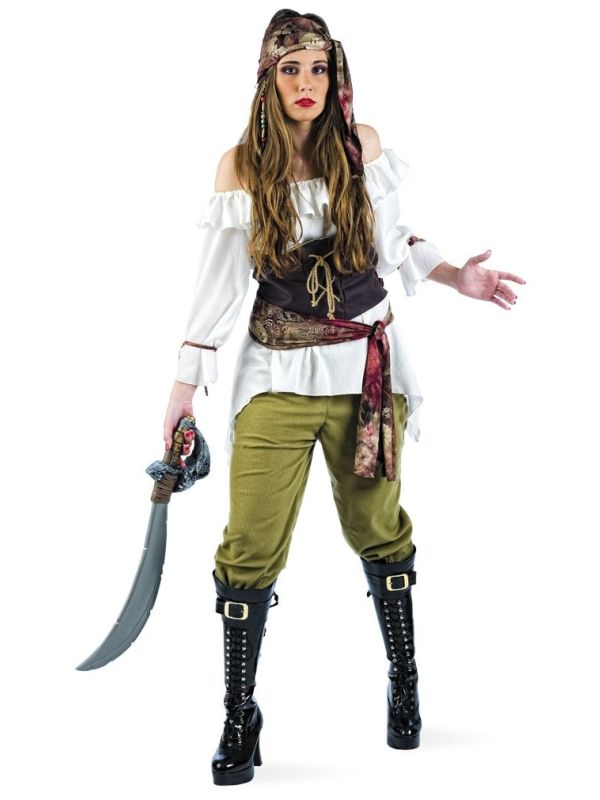 Plunderende vrouwelijk piraten pak main product photo