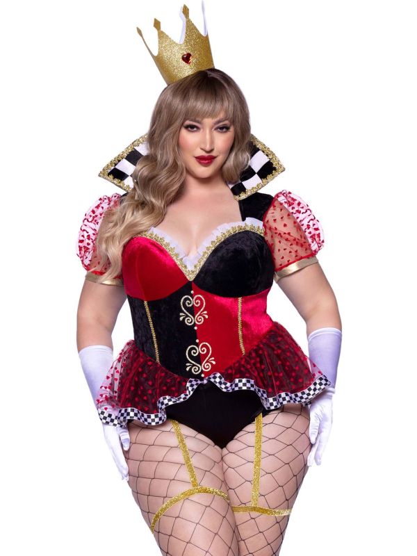 Plus size koningin bodysuit main product photo