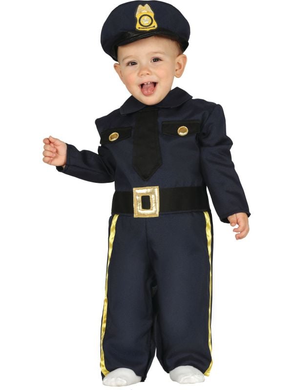 Politie baby jumpsuit