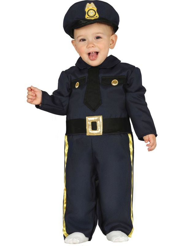 Politie baby jumpsuit