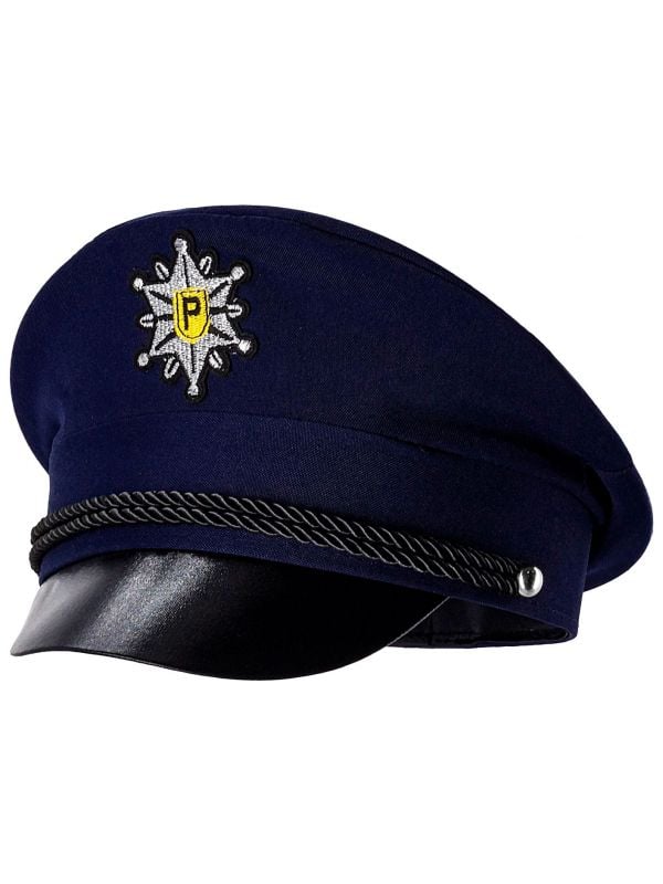 Politie pet blauw klassiek