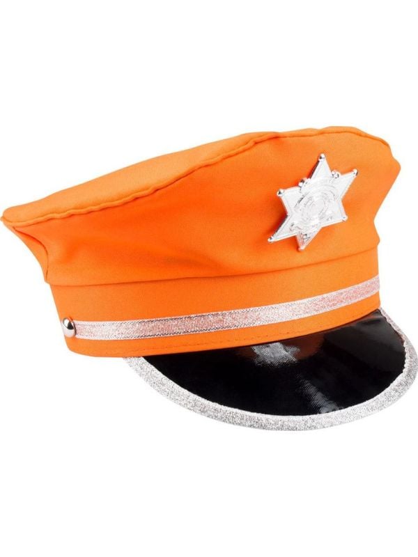 Politie pet oranje