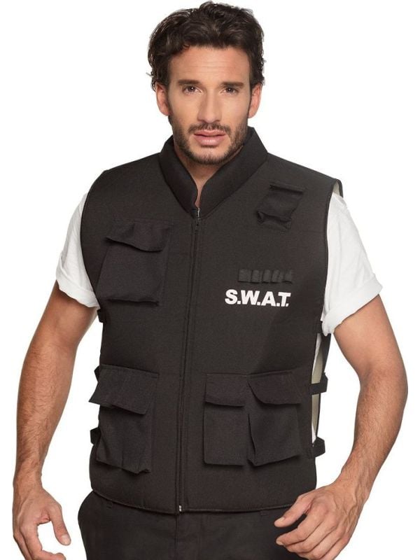 SWAT vest unisex | Feestkleding.nl