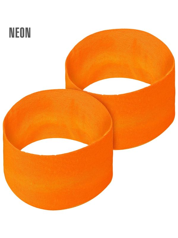 Polsbandjes neon oranje 90s