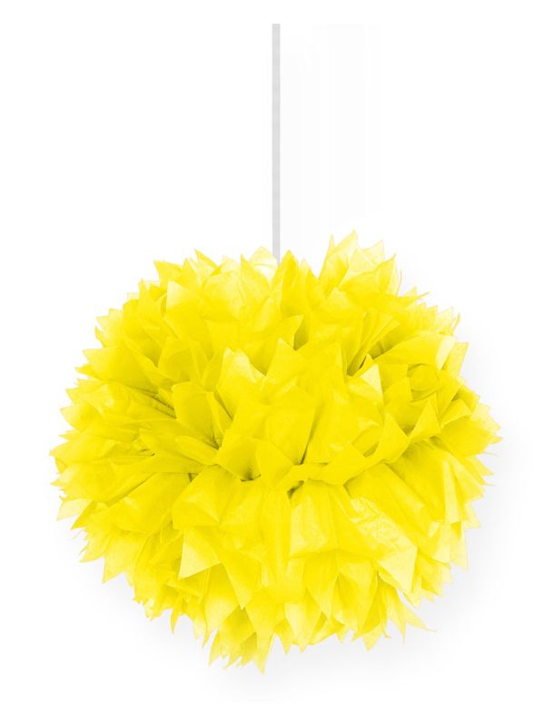 Pompom hanger geel 30cm main product photo