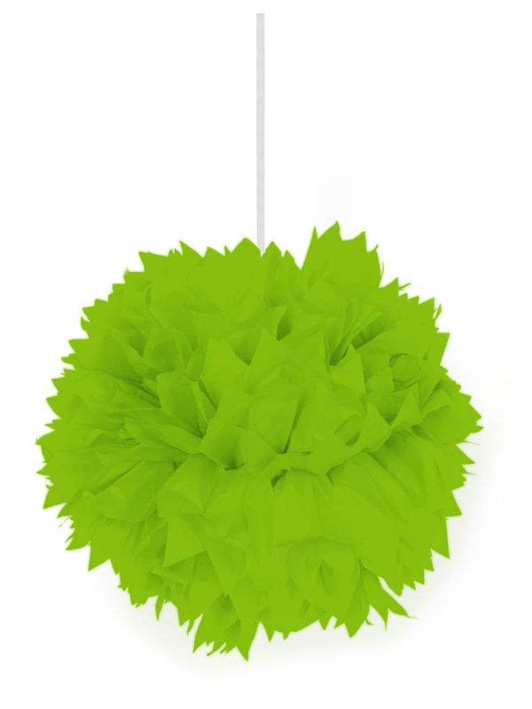 Pompom hanger lime groen 30cm