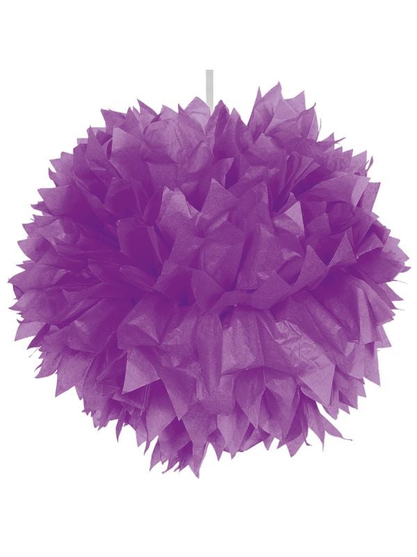 Pompom hanger paars 30cm