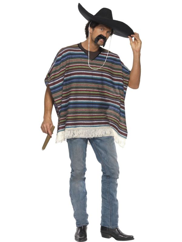 Poncho cowboy kostuum main product photo