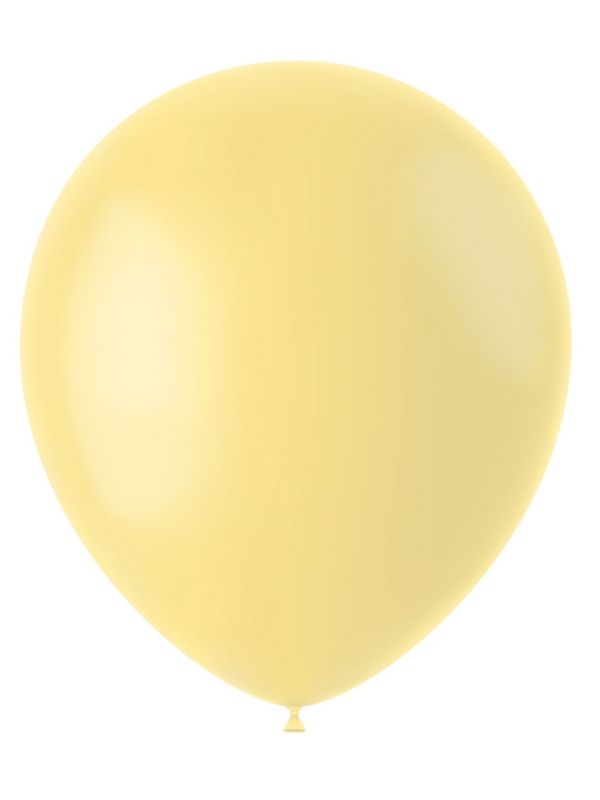 Powder gele mat ballonnen 100 stuks