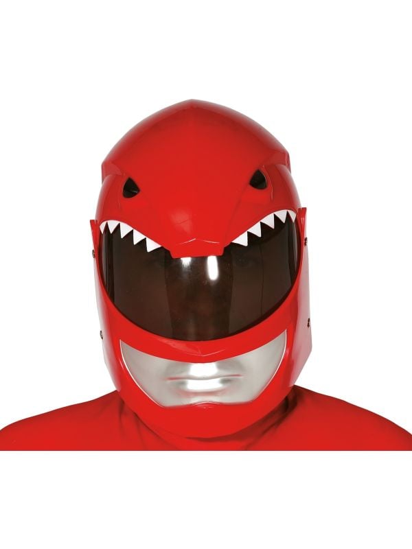 Mainstream telescoop overhemd Power Ranger helm rood | Feestkleding.nl