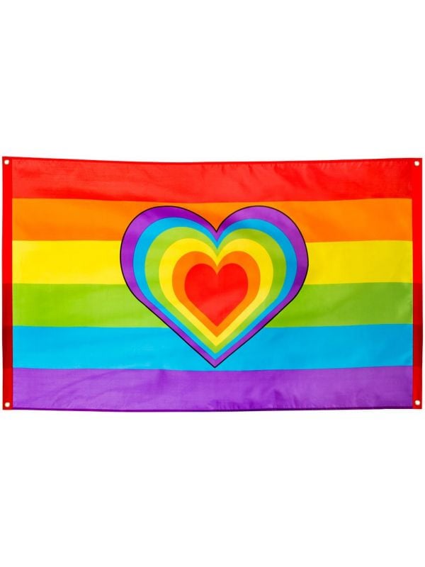 Pride regenboog thema vlag