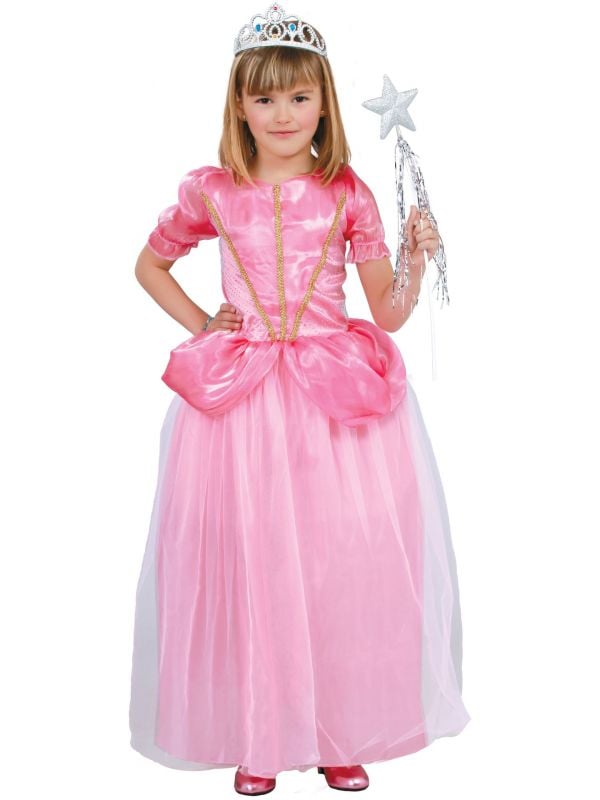 Prinses jurk kind roze