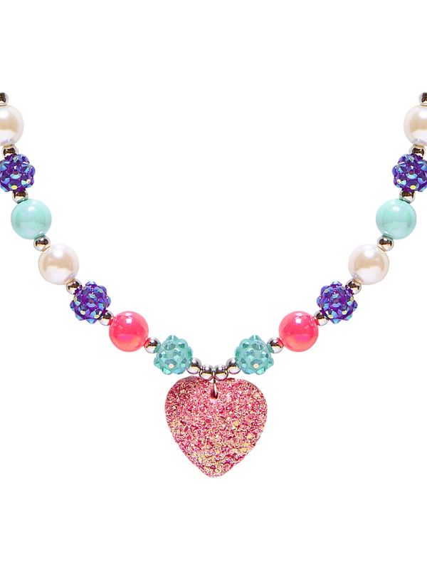 Prinsessen ketting roze