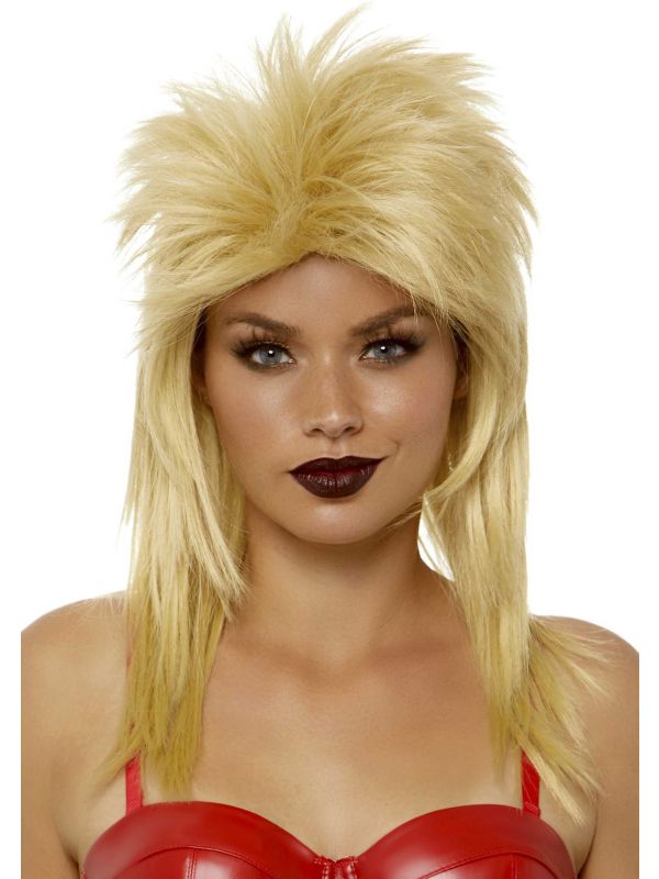 Pruik blonde rockster look main product photo