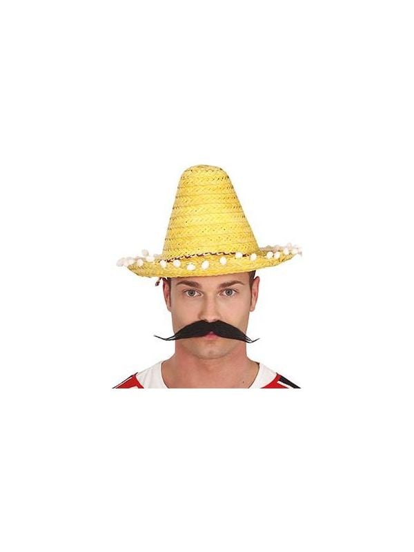 Puntige sombrero geel