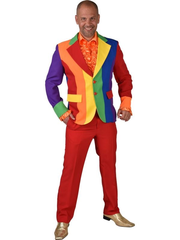 Regenboog colbert mannen main product photo