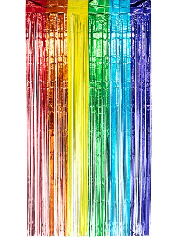 Regenboog Franjegordijn 200cm