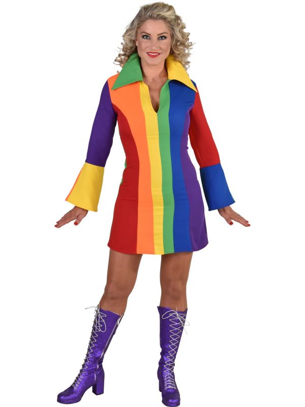 Regenboog jurkje vrouwen main product photo