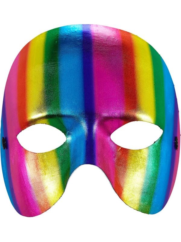 Regenboog masker uniseks