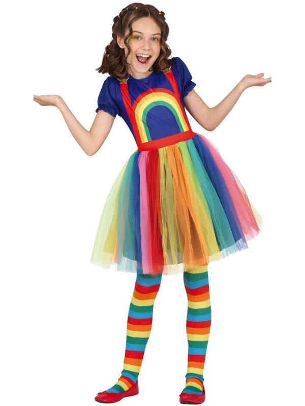 Regenboog outfit meisjes