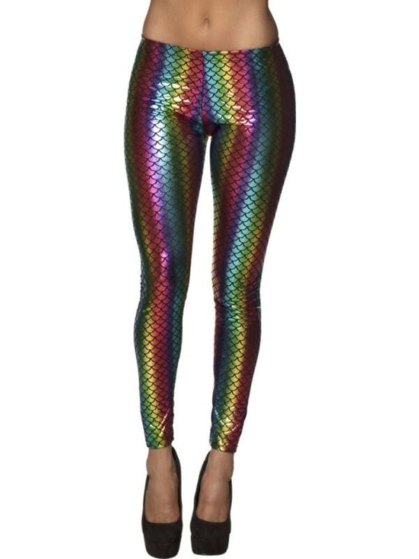 Regenboog schubben legging