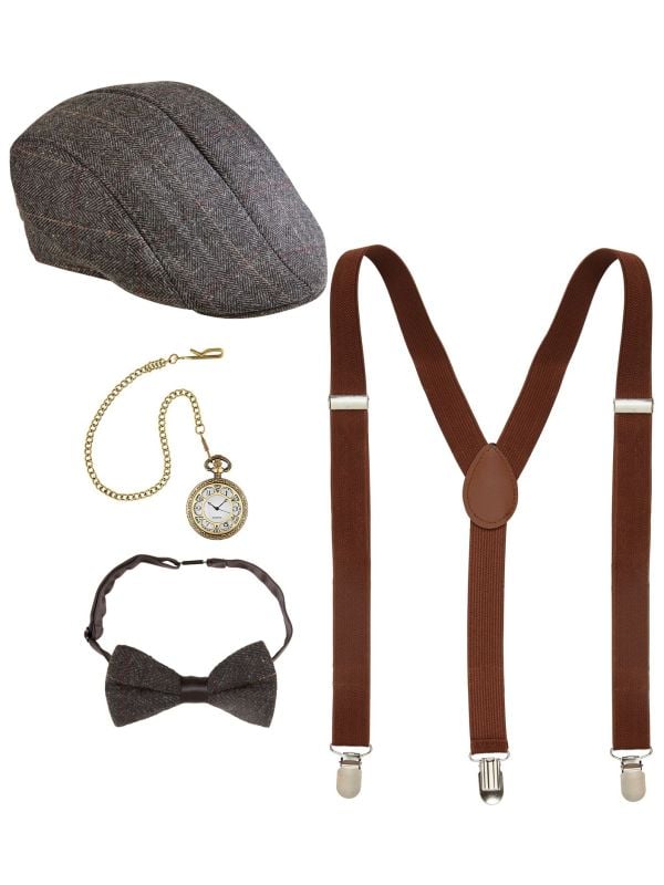 Retro accessoire set peaky blinders 20s