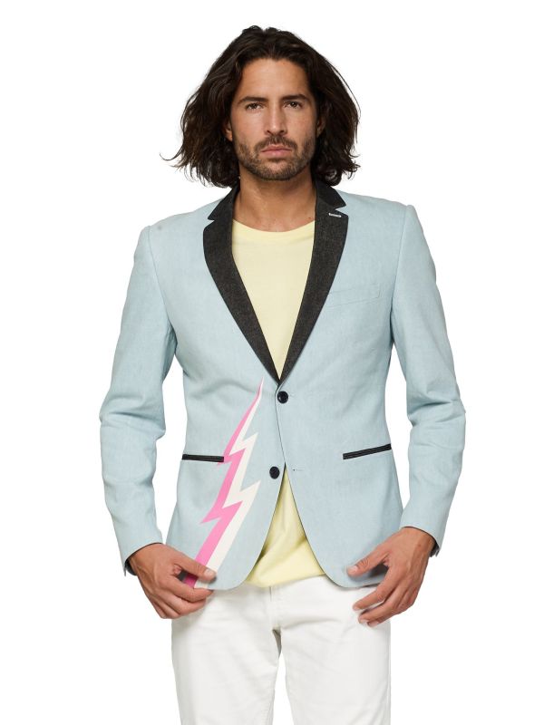 Retro - Bolt - Frisky Blue Blazer Heren Opposuits