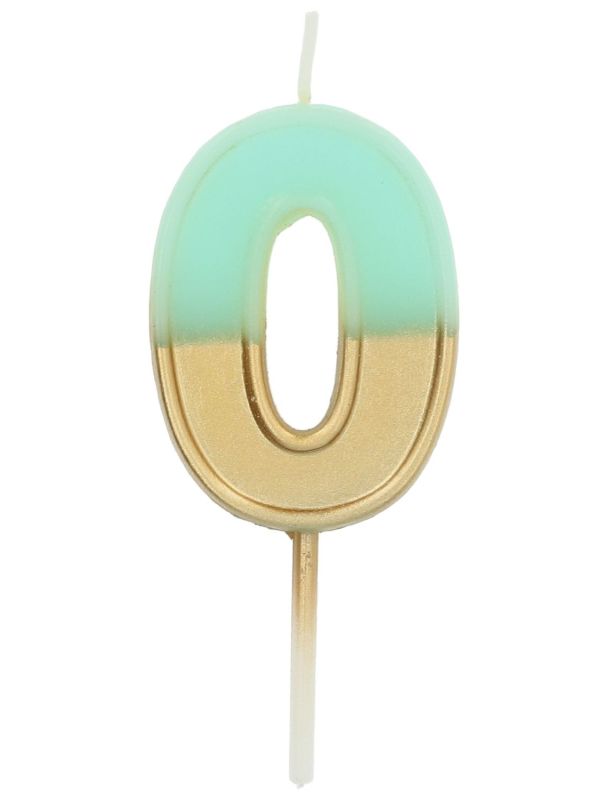 Retro licht blauw cijferaars 0 main product photo