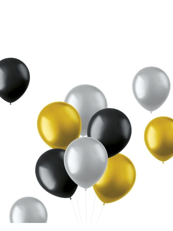 Rich metallic kleurige ballonnen 10st