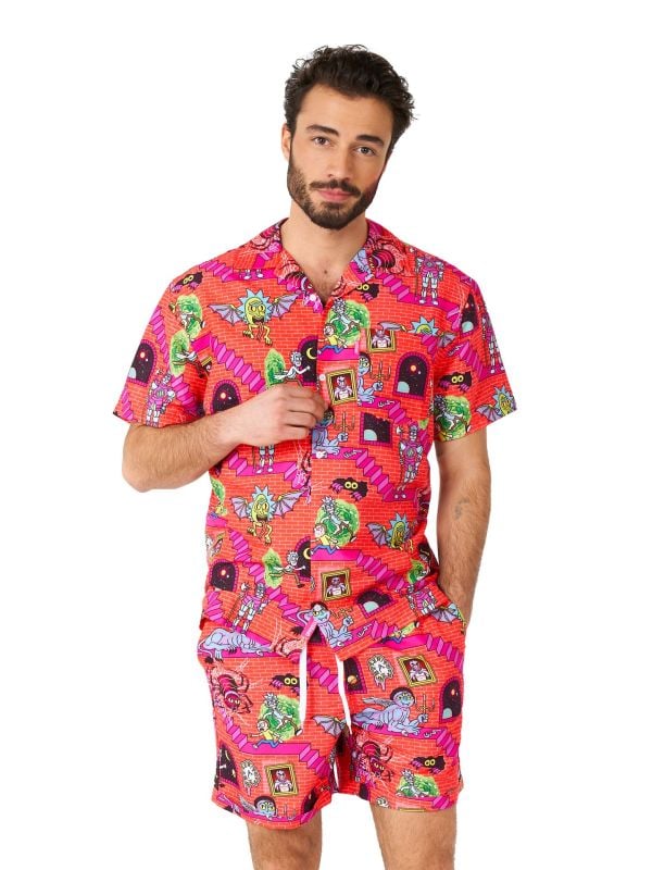 Rick & Morty Surreal set Heren Opposuits