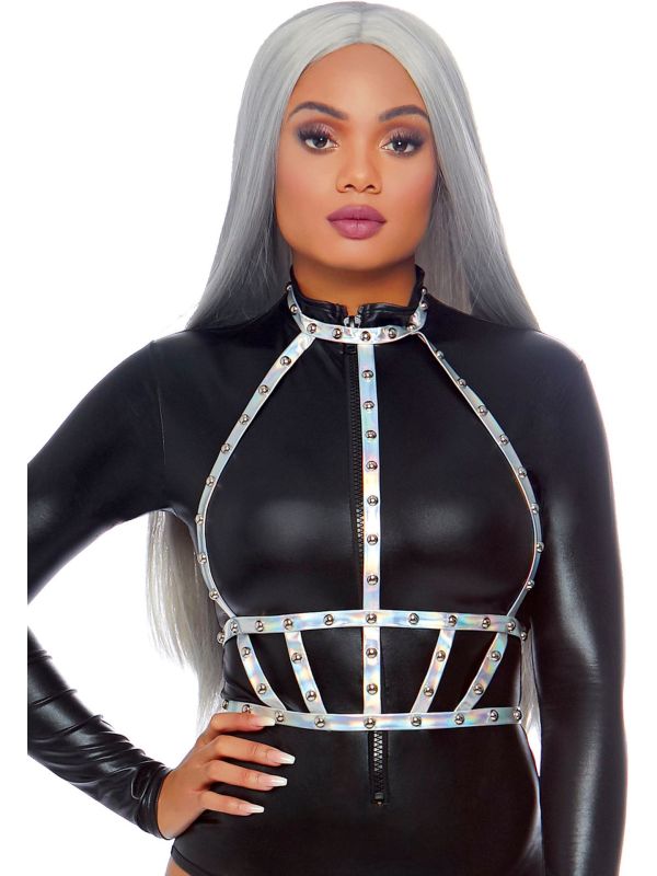 Riemen harnas metallic dames main product photo
