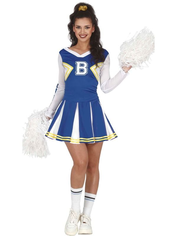 Riverdale blauwe Cheerleader outfit dames