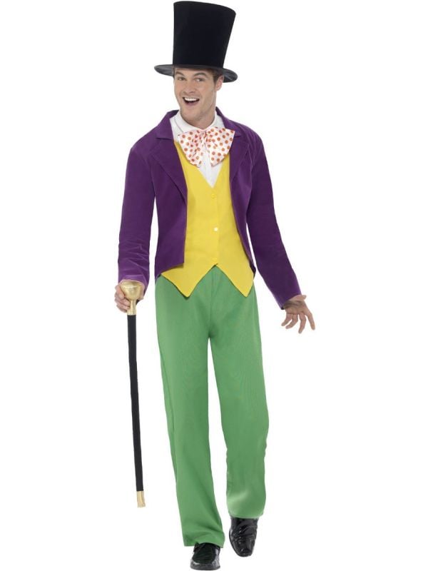 Roald Dahl Willy Wonka kostuum heren main product photo