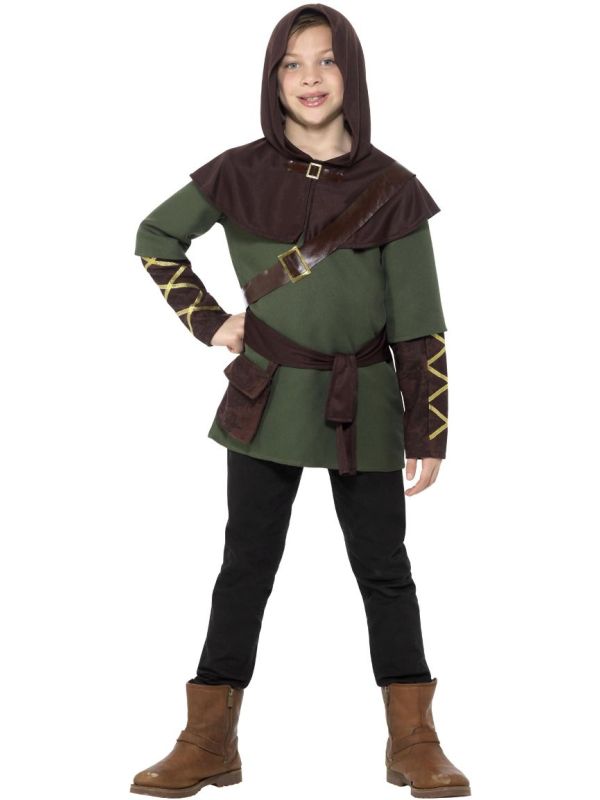 Robin Hood outfit jongens groen