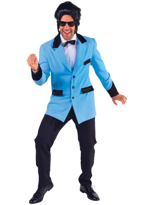 Rock en roll jas blauw mannen main product photo