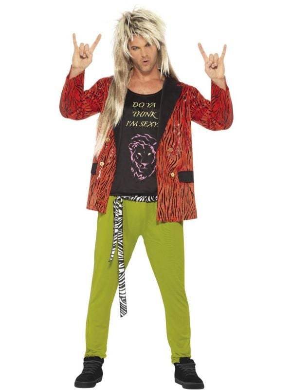 Rock star kostuum 80s main product photo