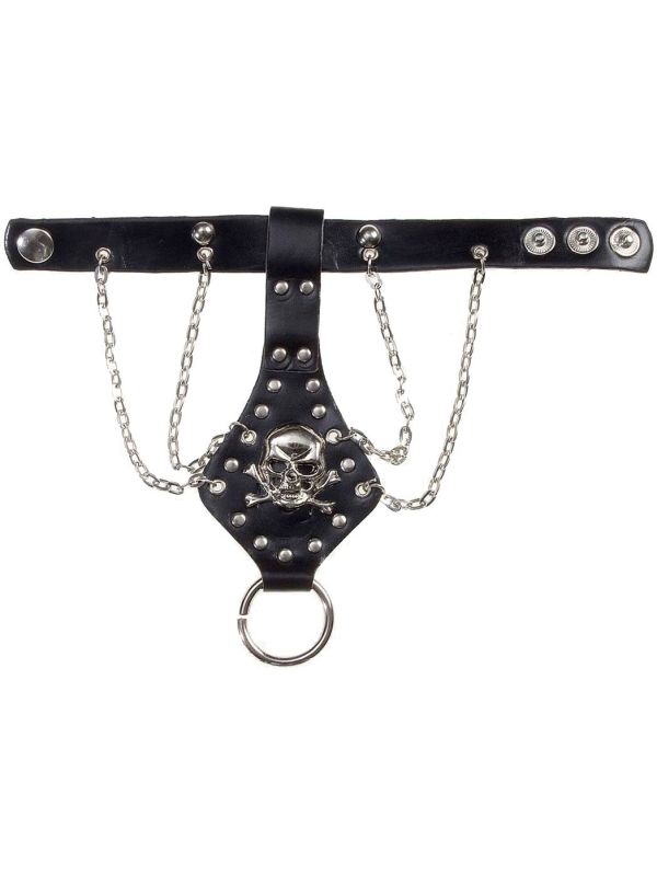 Rocker vingerhandschoen met kettingen main product photo