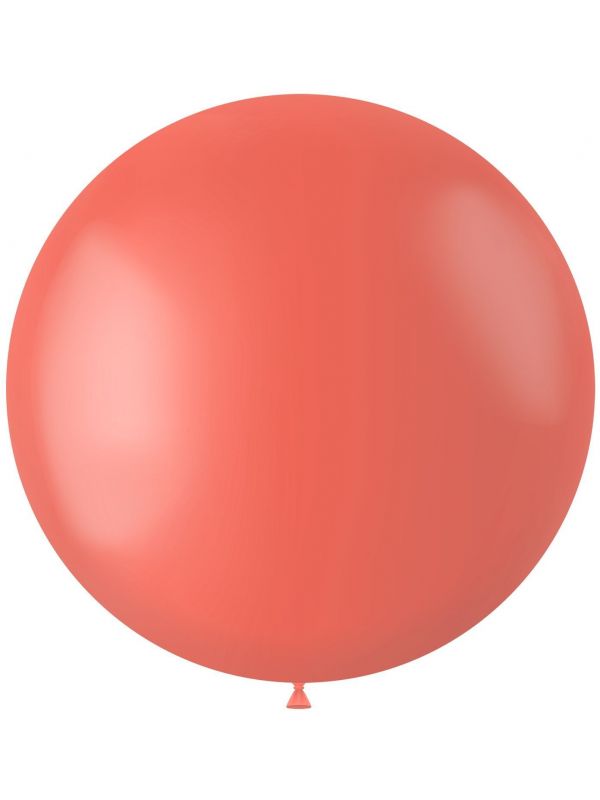 Rode ballon matte kleur