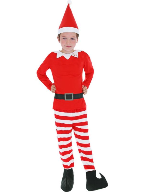 Rode Elfen Kostuum Kinderen Rood main product photo