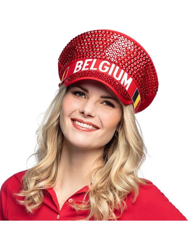 Rode Pailletten pet Belgie main product photo