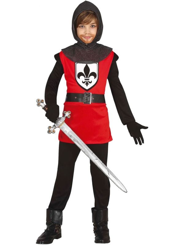 Rode ridder outfit jongens