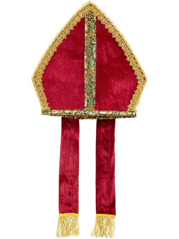 Rode sinterklaas mijter main product photo
