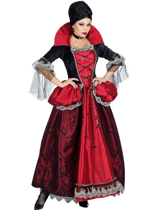 Rode vampier jurk vrouw